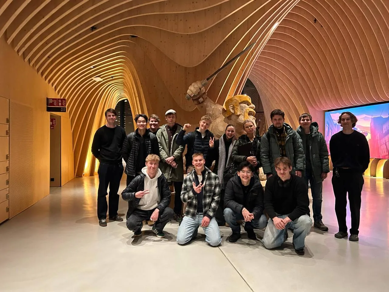 The STUHI Builders group together at an offsite